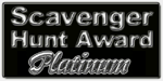 Modesty's Scavenger Hunt Status Scavenger Hunt Platinum Award