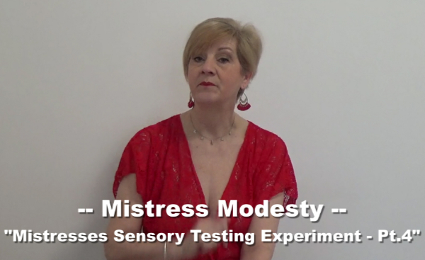 Mistresses Sensory Testing Experiment Pt4 Cover